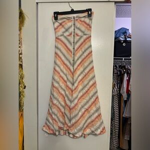 Striped Sleeveless Maxi Dress